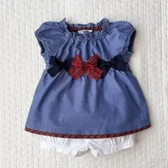 ファミリア　チュニック　ワンピース 80