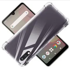 XperiaAce II SO-41B透明カバーTPU耐衝撃ストラップホール付き