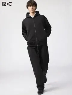 UNIQLO スウェットワイドパンツ　サイズL