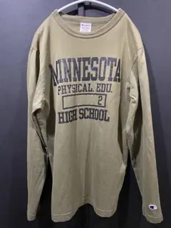Champion 長袖Tシャツ　Mサイズ　MINNESOTA H. S ロンT