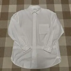 UNIQLO+J◆スーピマコットンオーバーサイズシャツ◆ホワイト◆Mサイズ