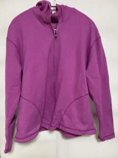 Hanes フルジップパーカー パープル Lサイズのサムネイル
