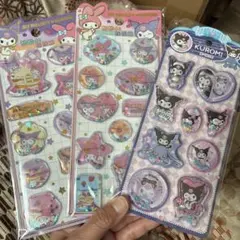 マイメロディ・クロミ ホログラムシールセット