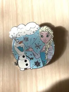 アナと雪の女王 オラフ エルサ ピンバッジ 2個セット - メルカリ
