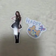 NiziUリオ　HMVポップアップ ステッカーセット