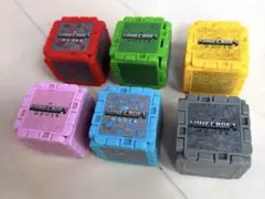 448◆ ハッピーセット「マインクラフト ブロックおもちゃ」全6種 コンプリート
