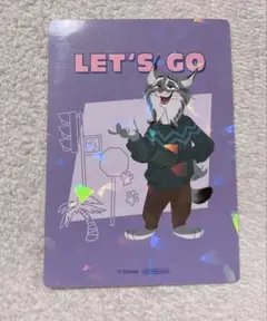 ズートピア2 ナムコ 限定特典 ホログラム ステッカー パウバート