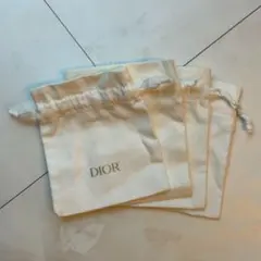 Dior 巾着　ホワイト　4点セット
