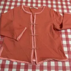 Rugby オレンジボタン付き長袖シャツ