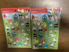 2枚　サンリオキャラクターズ　ペタペタシール　ぷくっとシール　ボンボンドロップ