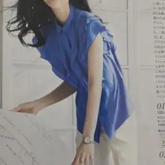 シルクデシン フリル使いブラウス 11号 - メルカリ