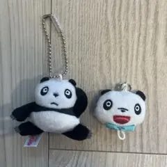 パンダコパンダ　ガチャ　ぬいぐるみ マスコット 2種セットのサムネイル