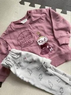 ■MOOMIN ベビー トレーナー パンツ　サイズ80 セットアップ　ムーミン