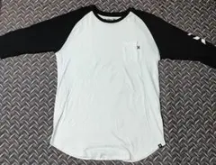 Hurley 七分袖カットソー ホワイト/ブラック　美品