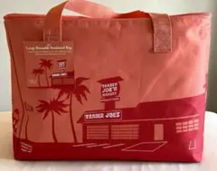 新品　Trader Joe's トレジョ Lサイズ 保冷バッグ ピーチ