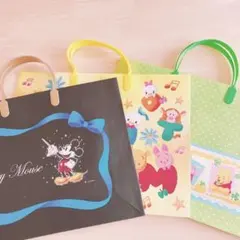 最終✨ペーパーバック　ミッキー&ミニー　プーさん&ディズニー仲間たち　3種セット