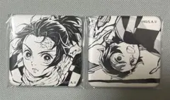 鬼滅の刃　ダイニング　お楽しみくじ　台詞　台本表紙スクエア缶バッジ　コンプリート 鬼滅の刃 ダイニング お楽しみくじ 台本表紙スクエア缶バッジ 竈門炭