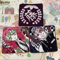 ガチャ　鬼滅の刃　ハンドタオル　甘露寺 蜜璃　宇髄 天元