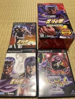 北斗の拳 パチスロ 初回限定版 PS2 ソフト２つのおまけ付き