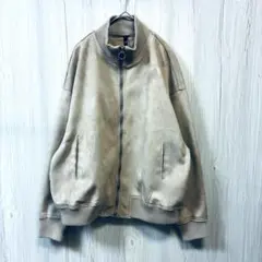 【極美品】ZARA trf スエード調 フルジップ ブルゾン ベージュ S 希少