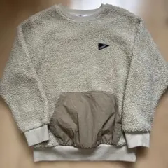 THE SHOP TK ボアトレーナー 130サイズ クリーム色