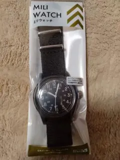 ダイソー ミリウォッチ MILI WATCH ブラック（在庫確認願います）