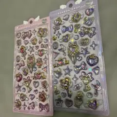 【正規品】ほうせきボンボンとマジカル パープル ボンボンドロップシール