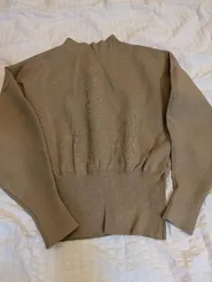 ラグナムーン　LAGUNAMOON ウエストリブボトルネックニットプルオーバー