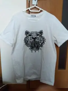 KENZO トラ刺繍 ホワイトTシャツ
