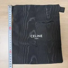 CELINE 巾着 ポーチ ブラック
