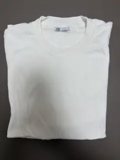 ZARA ホワイト オーバーサイズ Tシャツ L