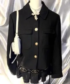 ZARA Y2k グランジ 平成ギャル ダークコア ピーコートPUNK NANA