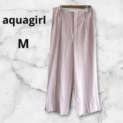 AG by aquagirl アクアガール ワイドタックパンツ ピンク M 秋冬
