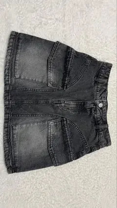 デニム ショート丈 スカート