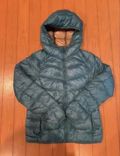 old uniqlo ダウンジャケット 00s y2k 光沢ブルー