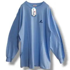 【日本製・新品タグ付】80s 90s アシックス デポルテ 長袖Tシャツ Lのサムネイル