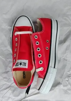 ★未使用品 ALL STAR OX レッド 24cm