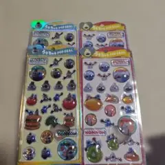 SUNSUN うるちゅるポップシール 4枚セット