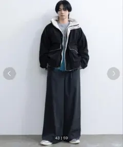SINSS Concealed front short zip blouson - メルカリ