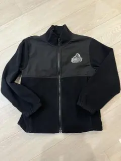 XLARGE LITTLE ONE フリースジャケット ブラック　140cm
