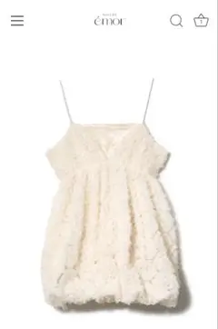 【新品】NOTRE emor tulle mini dress