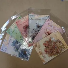 高級PET素材✨ ヴィンテージ フラワー ステッカー 120枚 ラメ入り 花