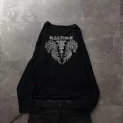 00s【archive】print long tee/Y2K swag お兄系◎