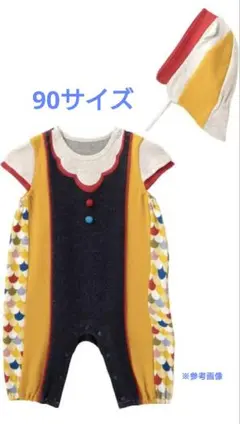 ベルメゾン　いないいないばあ　ピカピカブー　ロンパース　90サイズ　新品未開封のサムネイル
