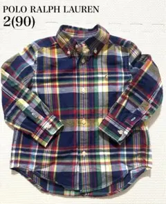 【即購入⭕️】POLO RALPH LAUREN 長袖　ワイシャツ　チェック　90