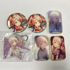 プロセカ　暁山瑞稀　缶バッジ　キーホルダー