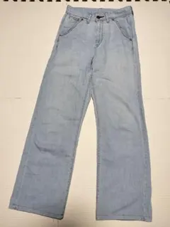 Cepo ライトブルー ワイドストレートデニム