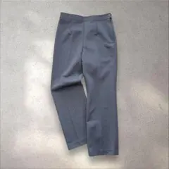 ワイドパンツ スラックス グレー 日本製 90's vintage レトロ古着のサムネイル