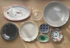 【8点セット】お皿 陶器 まとめ売り