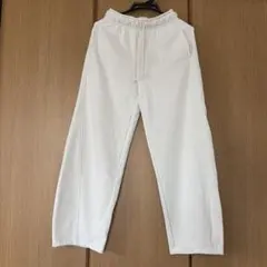 GU　スウェットパンツ ホワイト ジョガーパンツ